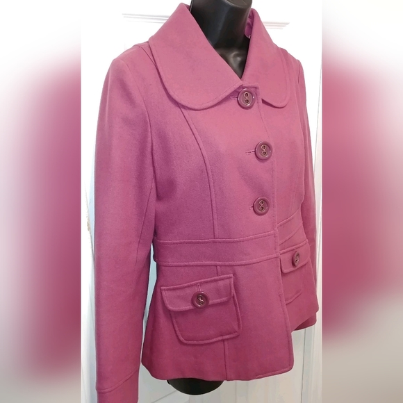 Tulle pink wool jacket - Picture 8 of 8